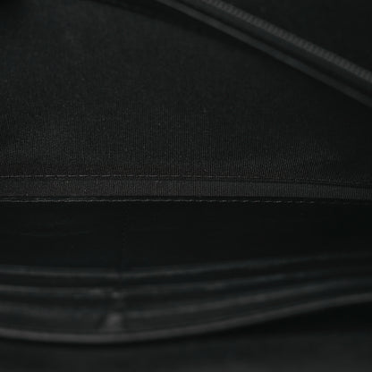 Chanel Lambskin Quilted Large Boy Gusset Flap Wallet Black 8 of 14