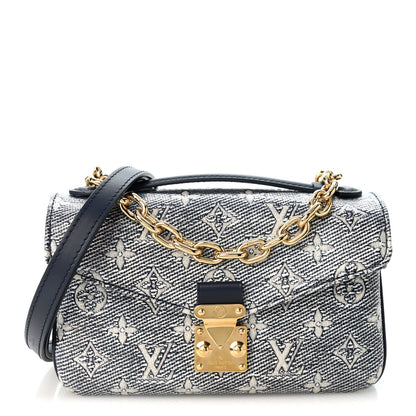 Louis Vuitton Monoglam Pochette Metis East West Blue 1 of 9