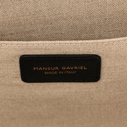 Mansur Gavriel Calfskin Circle Crossbody Bag Black 6 of 10