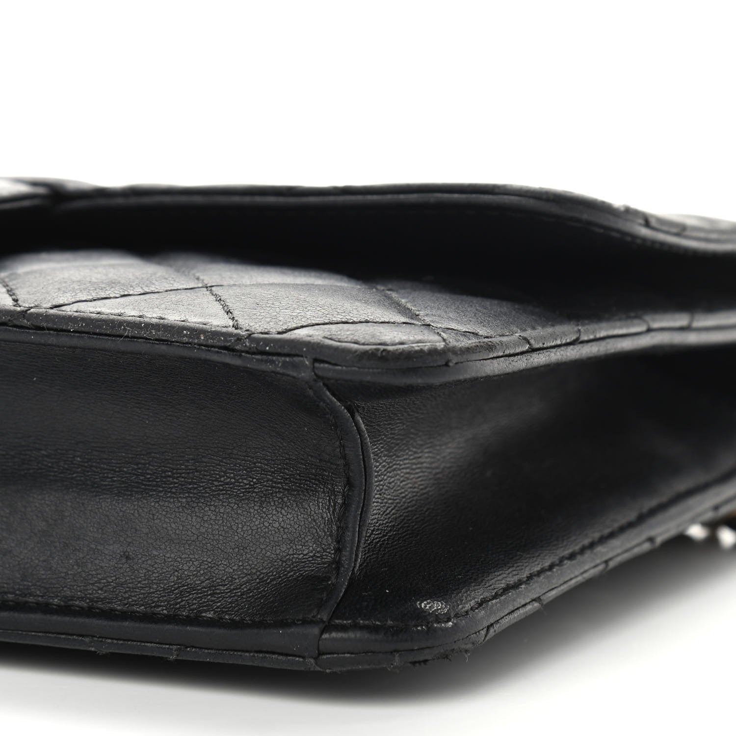 Chanel Lambskin Quilted Medium Crossing Times Flap Black 9 of 13