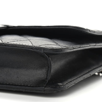 Chanel Lambskin Quilted Medium Crossing Times Flap Black 9 of 13