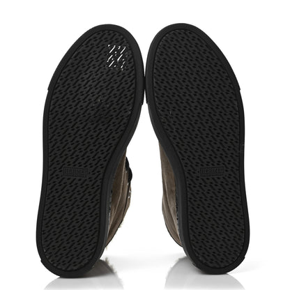 Hermes Woolskin Womens Climb Sneakers 36.5 Black 6 of 8