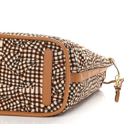 MCM Visetos Medium Liz Reversible Shopper Tote Cognac 14 of 15