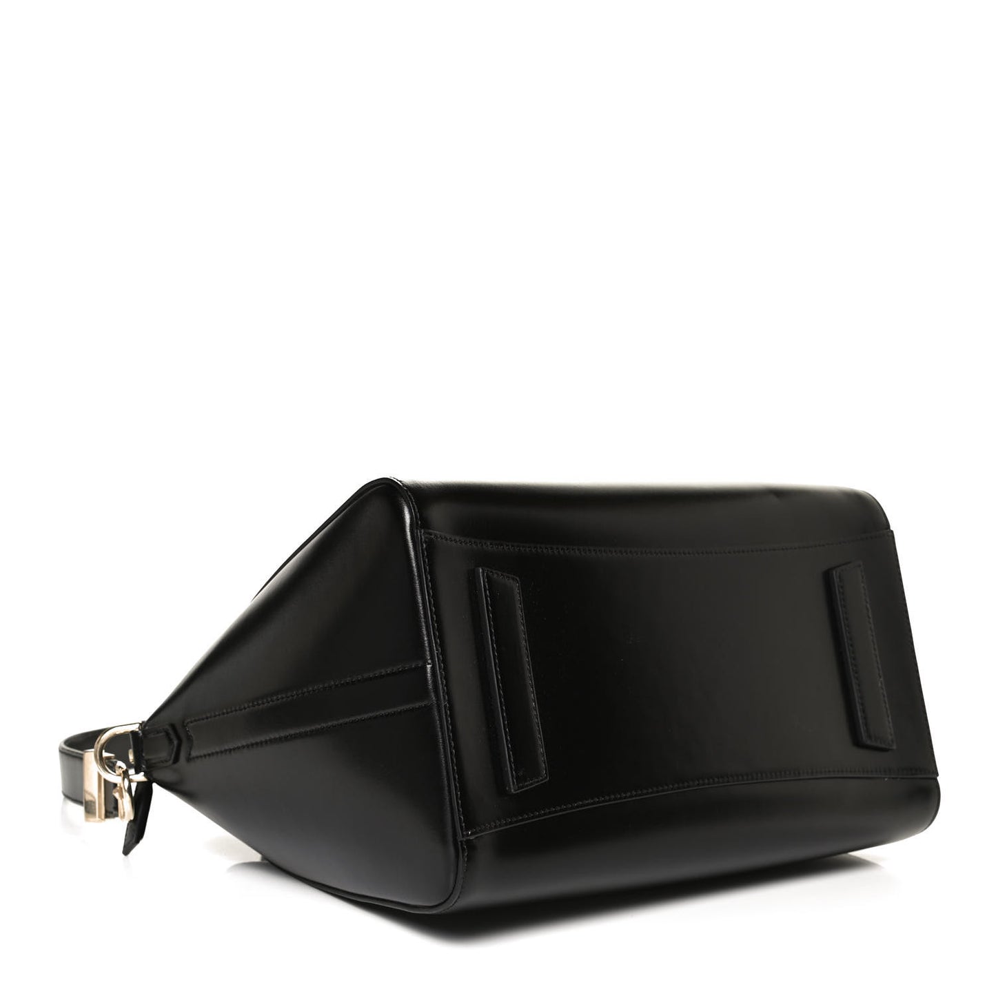 Shiny Lord Calfskin Medium Antigona Black
