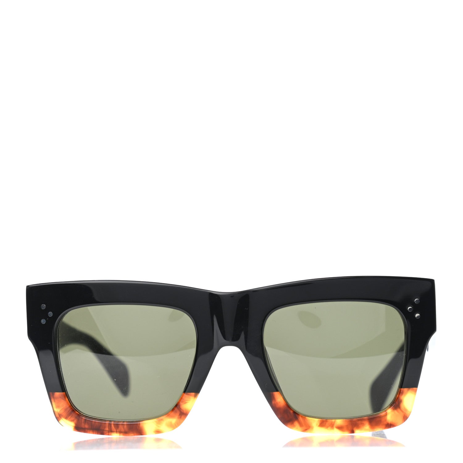 Celine Sunglasses CL 41054/S Black Havana 3 of 4