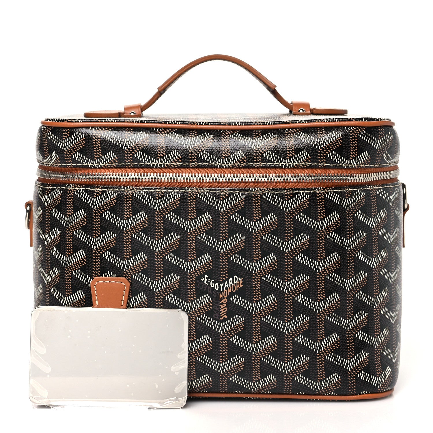 Goyard Goyardine Muse Vanity Case Black Gold 3 of 11