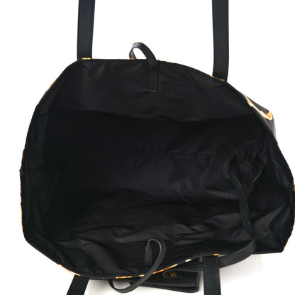 Versace Nylon Baroque Print Tote Black 7 of 11