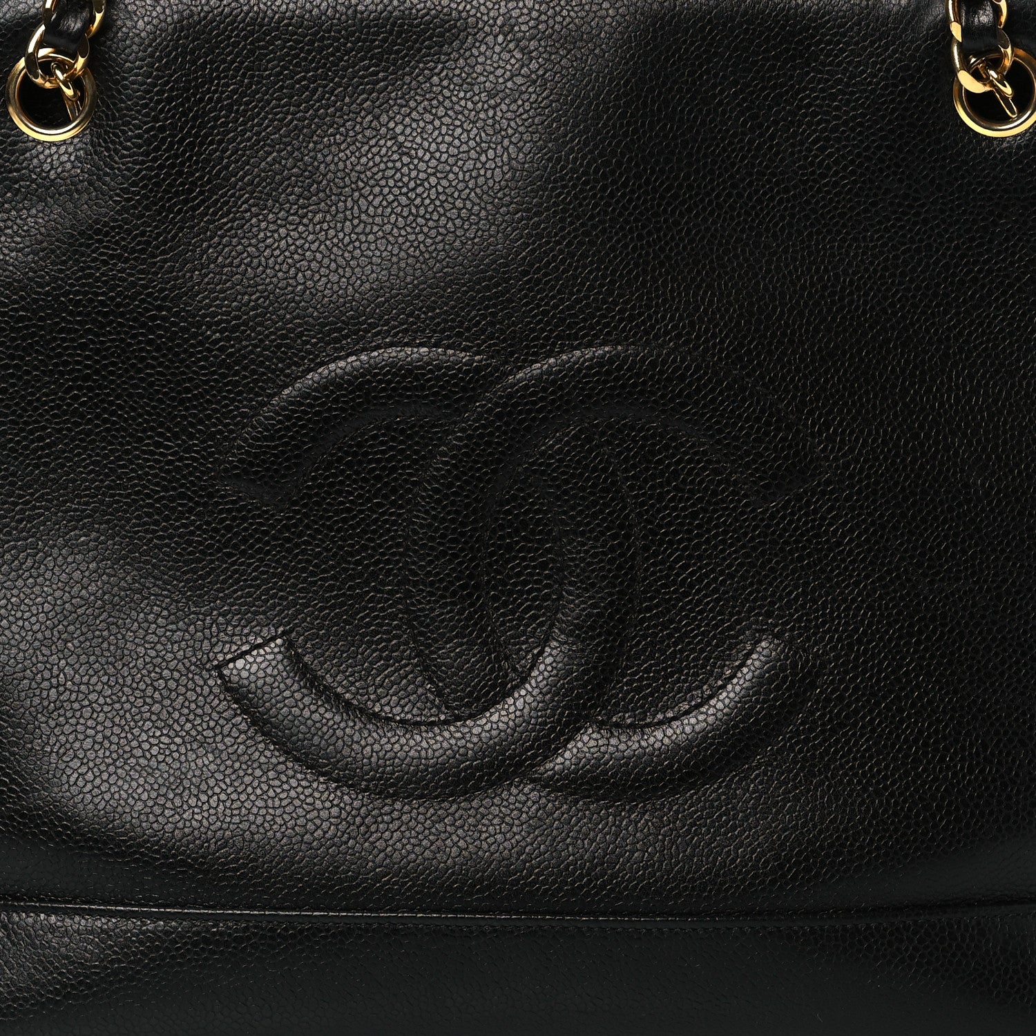 Chanel Caviar CC Shoulder Bag Black 7 of 9