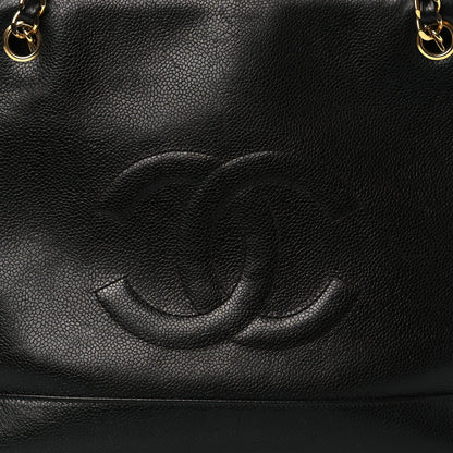 Chanel Caviar CC Shoulder Bag Black 7 of 9