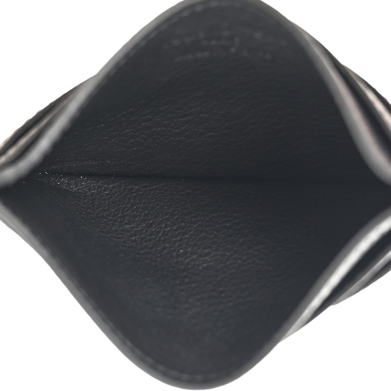 Louis Vuitton Calfskin Monogram Shadow Double Card Holder Black Black 5 of 7