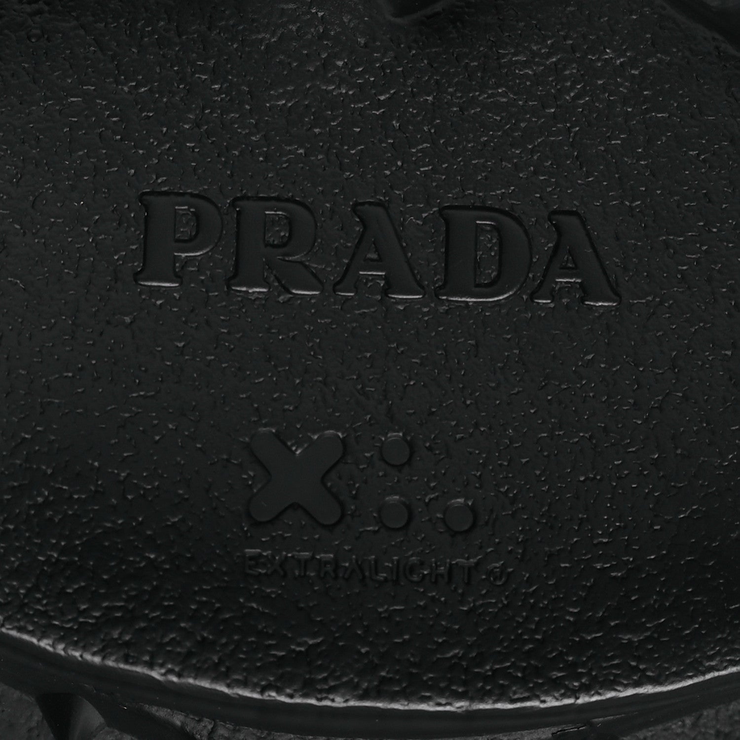 Prada Spazzolato Rois Re-Nylon Metal Triangle Logo Monolith Pouch Pocket 55mm Tall Combat Boots 39 Black 7 of 14