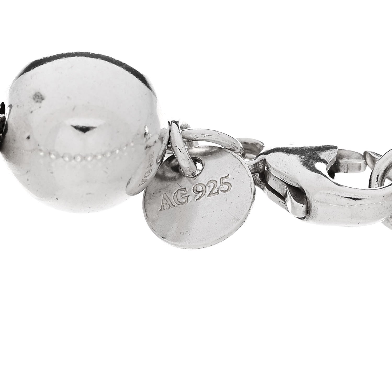 Tiffany Sterling Silver 10mm Hardwear Ball Bracelet 4 of 4
