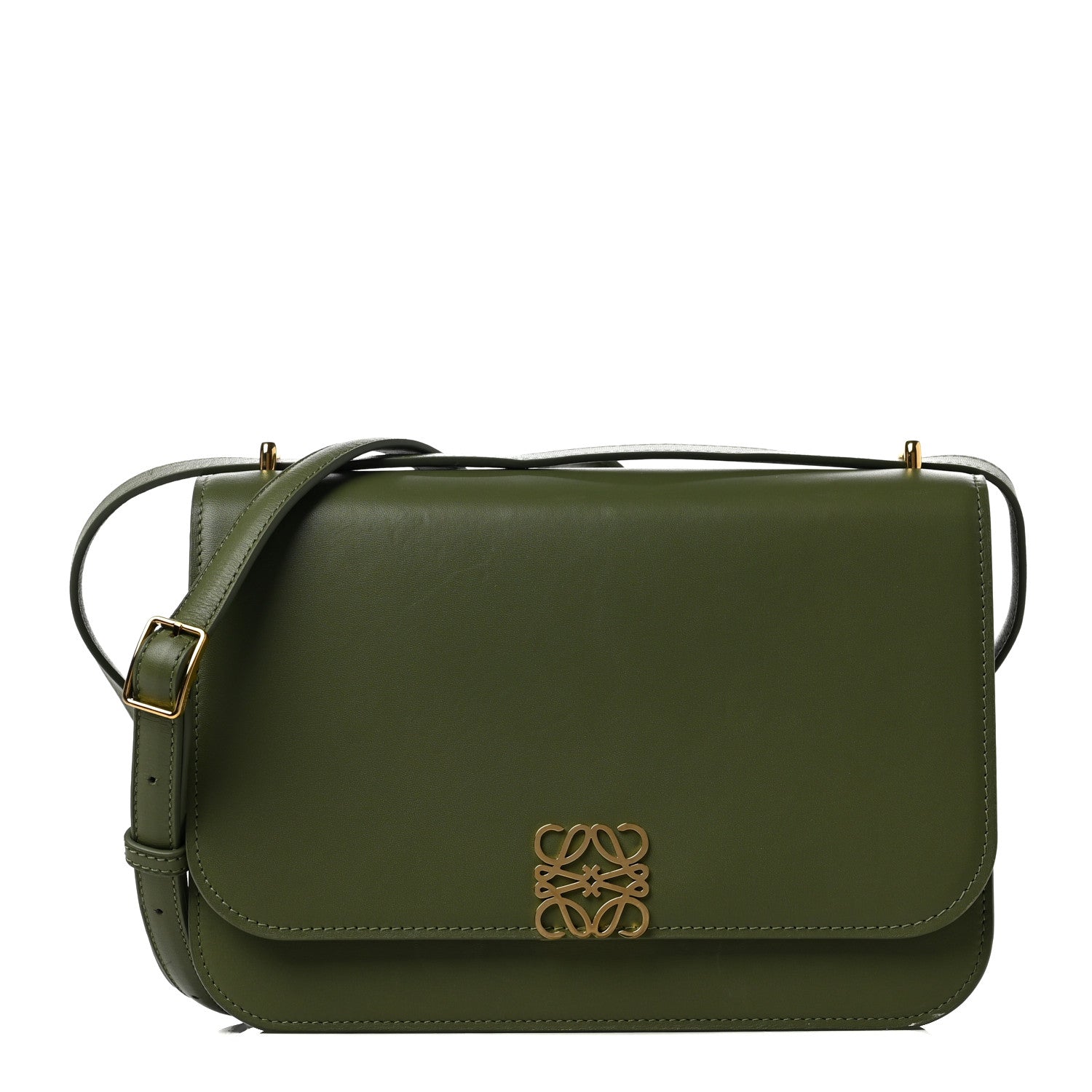 Loewe Silk Calfskin Goya Bag Avocado 1 of 11