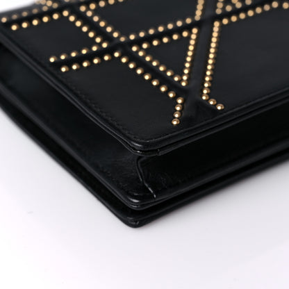 Christian Dior Lambskin Studded Micro Diorama Flap Bag Black 14 of 18