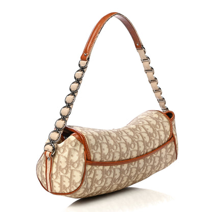 Christian Dior Monogram Romantique Trotter Flap Bag Beige 3 of 18