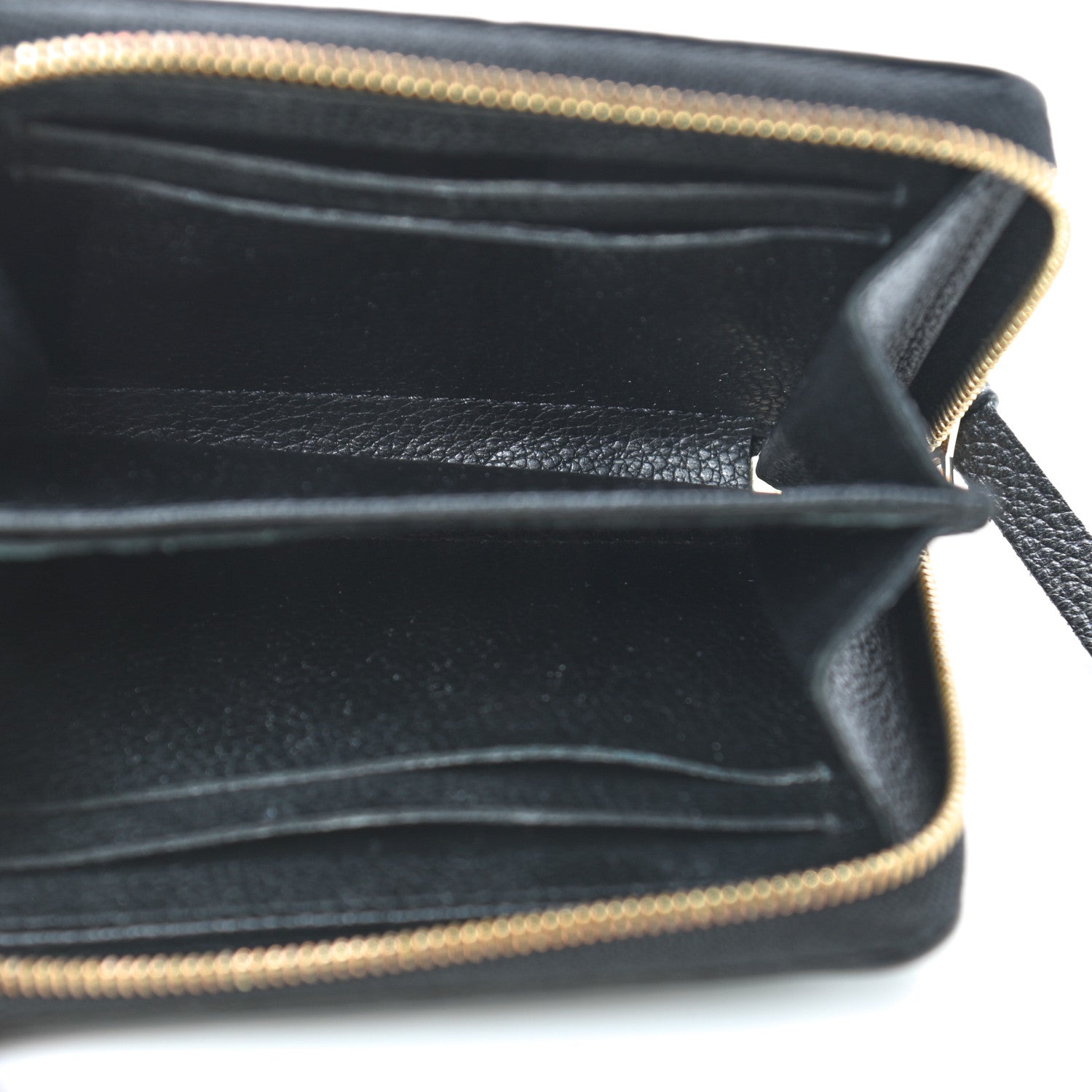Louis Vuitton Empreinte Zippy Coin Purse Black 4 of 4