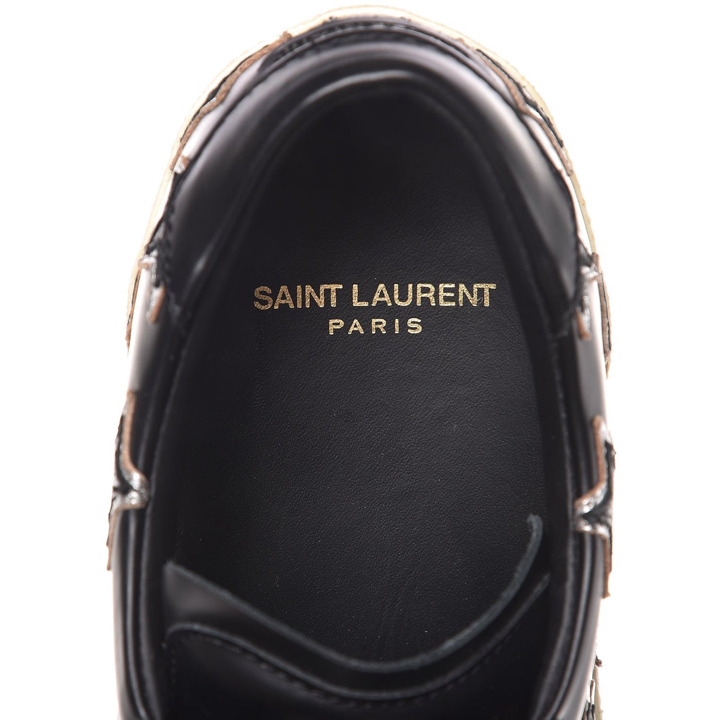 Nappa Star Court Sneakers 38.5 Black