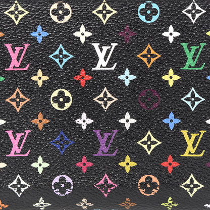 Louis Vuitton Monogram Multicolor Zippy Wallet Black Grenade 9 of 10