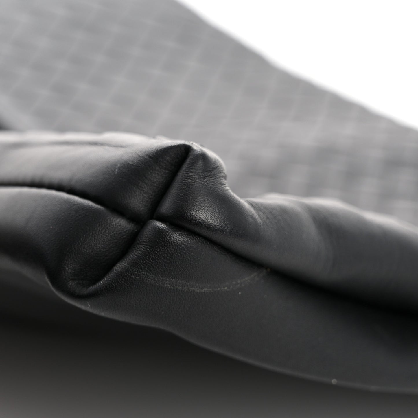 Nappa Intrecciato Flap Pouch Black