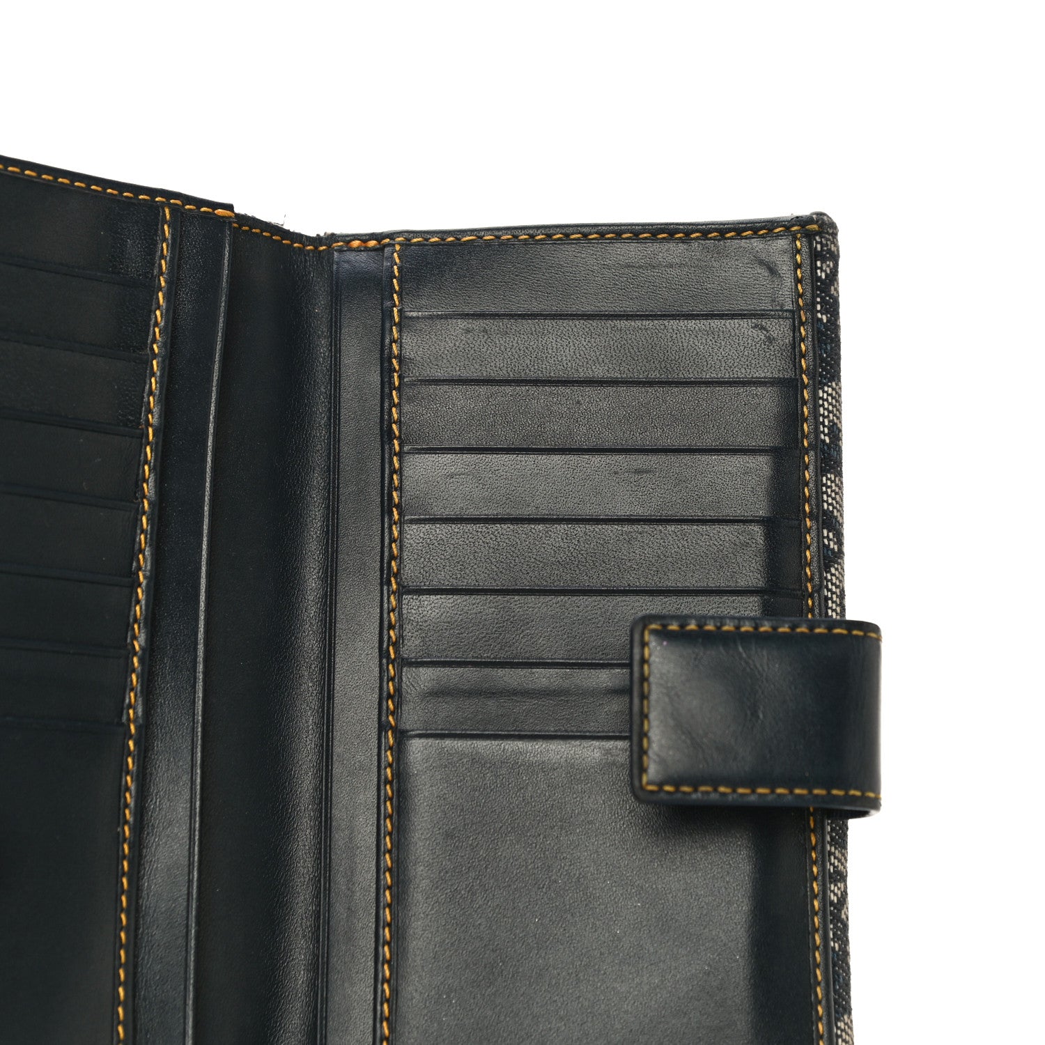 Christian Dior Monogram Saddle Wallet Navy 11 of 13