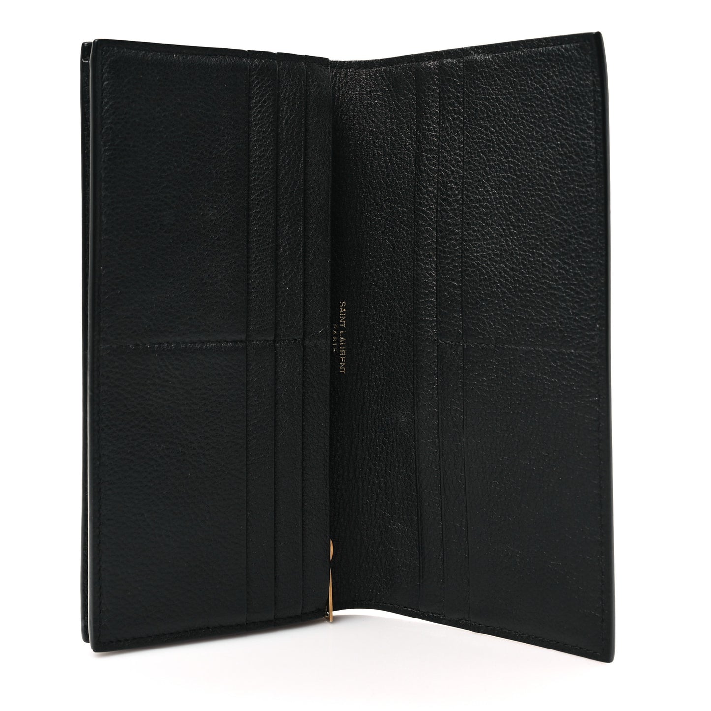 Calfskin Tiny Monogram Cassandre Wallet Black