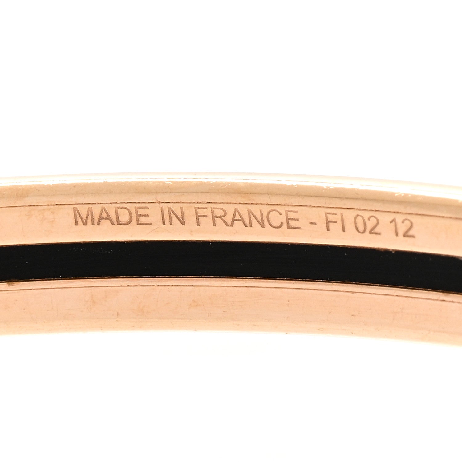 Hermes Enamel Uni Bangle 62 Orange Fruite 5 of 5