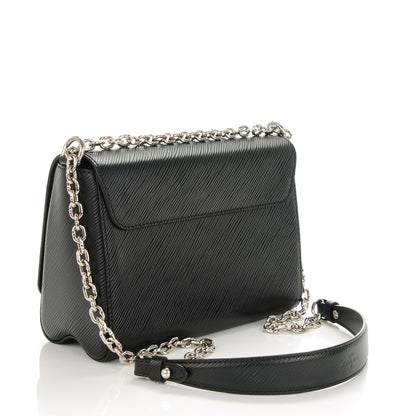 Louis Vuitton Epi Twist Shoulder Bag MM Black 3 of 8