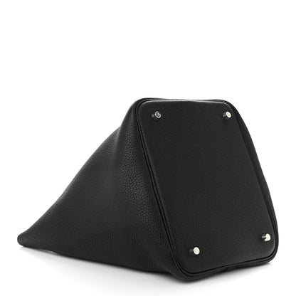 Hermes Taurillon Clemence Picotin Lock 22 MM Black 4 of 11