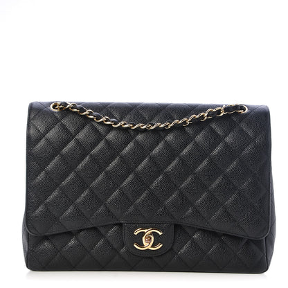 Chanel Caviar Quilted Maxi Double Flap Black 1 of 10