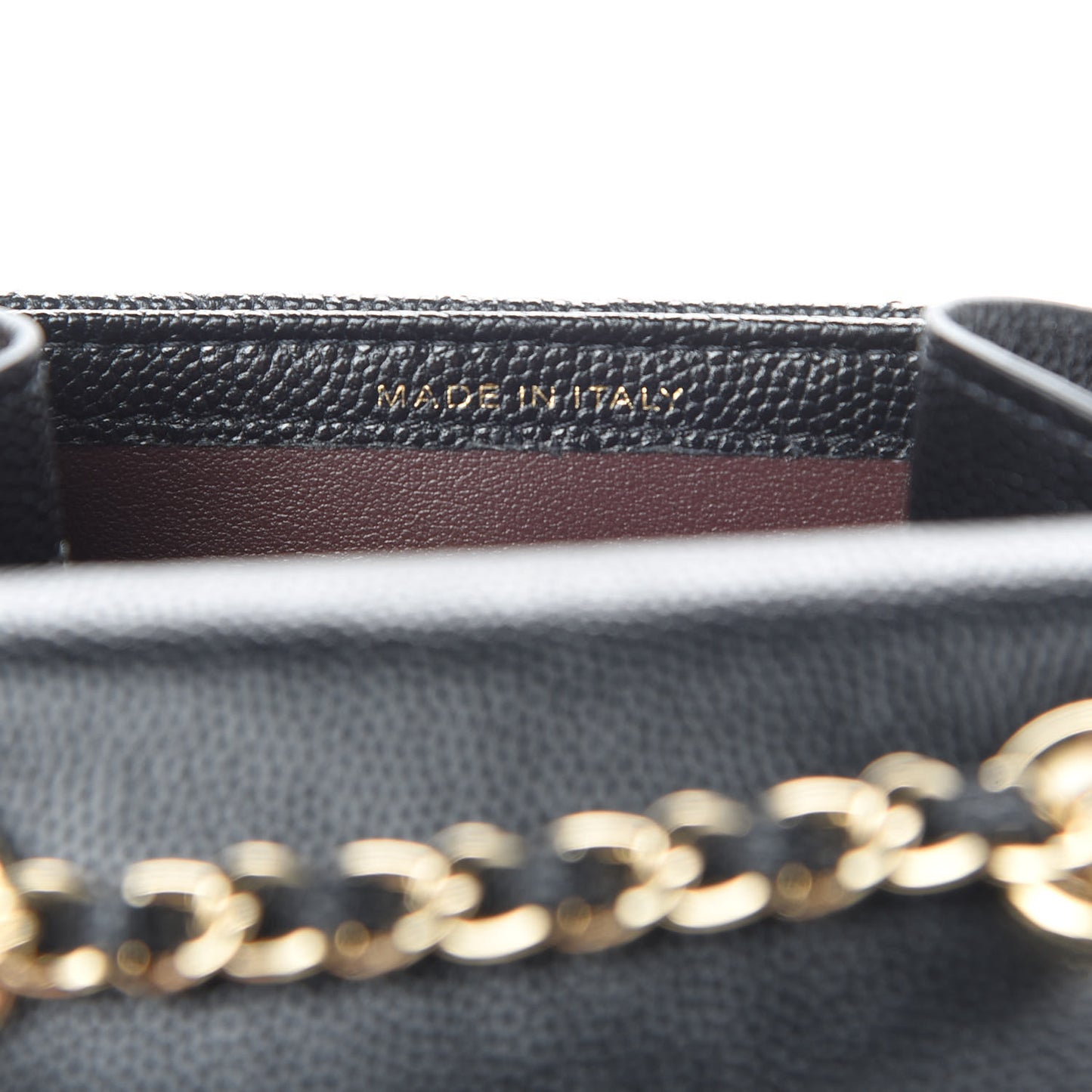 Caviar Quilted Classic Phone Holder Black