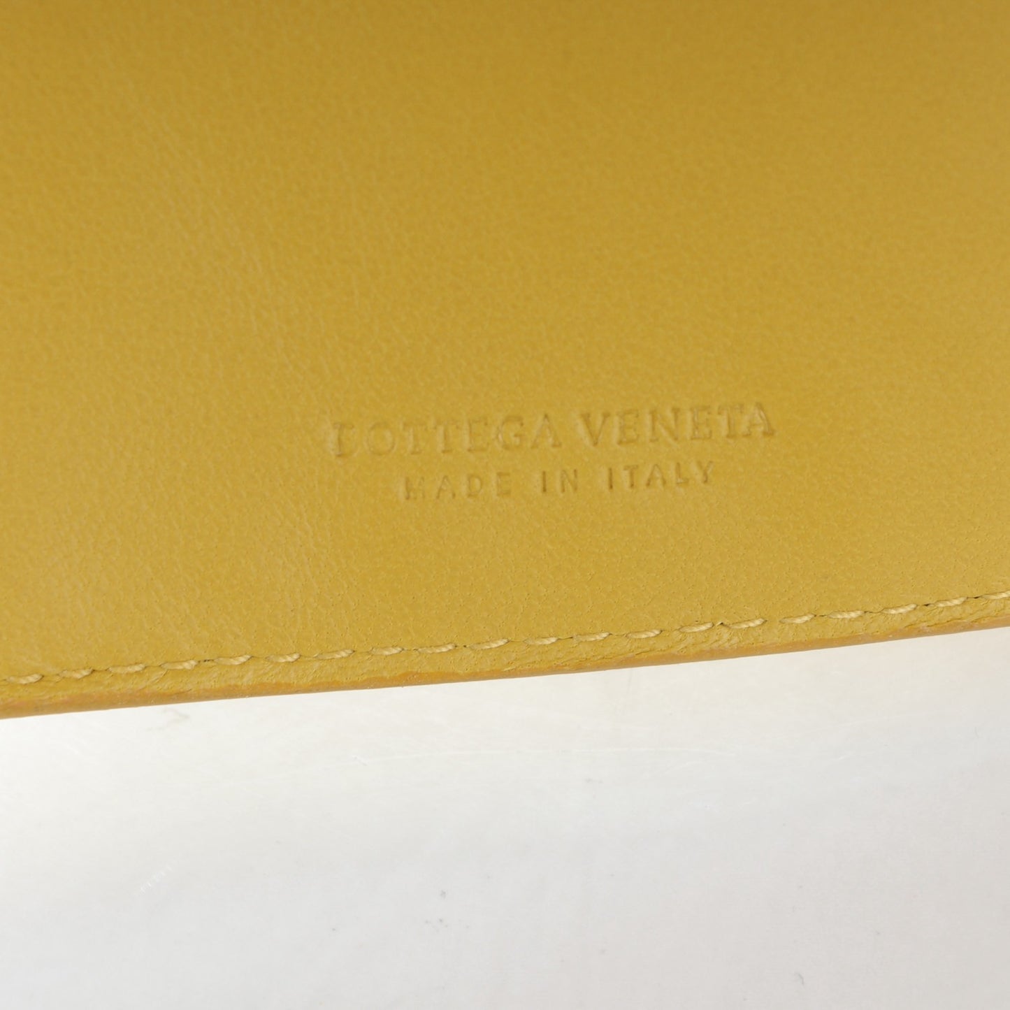 BOTTEGA VENETA Nappa Intrecciato French Flap Wallet Moutarde