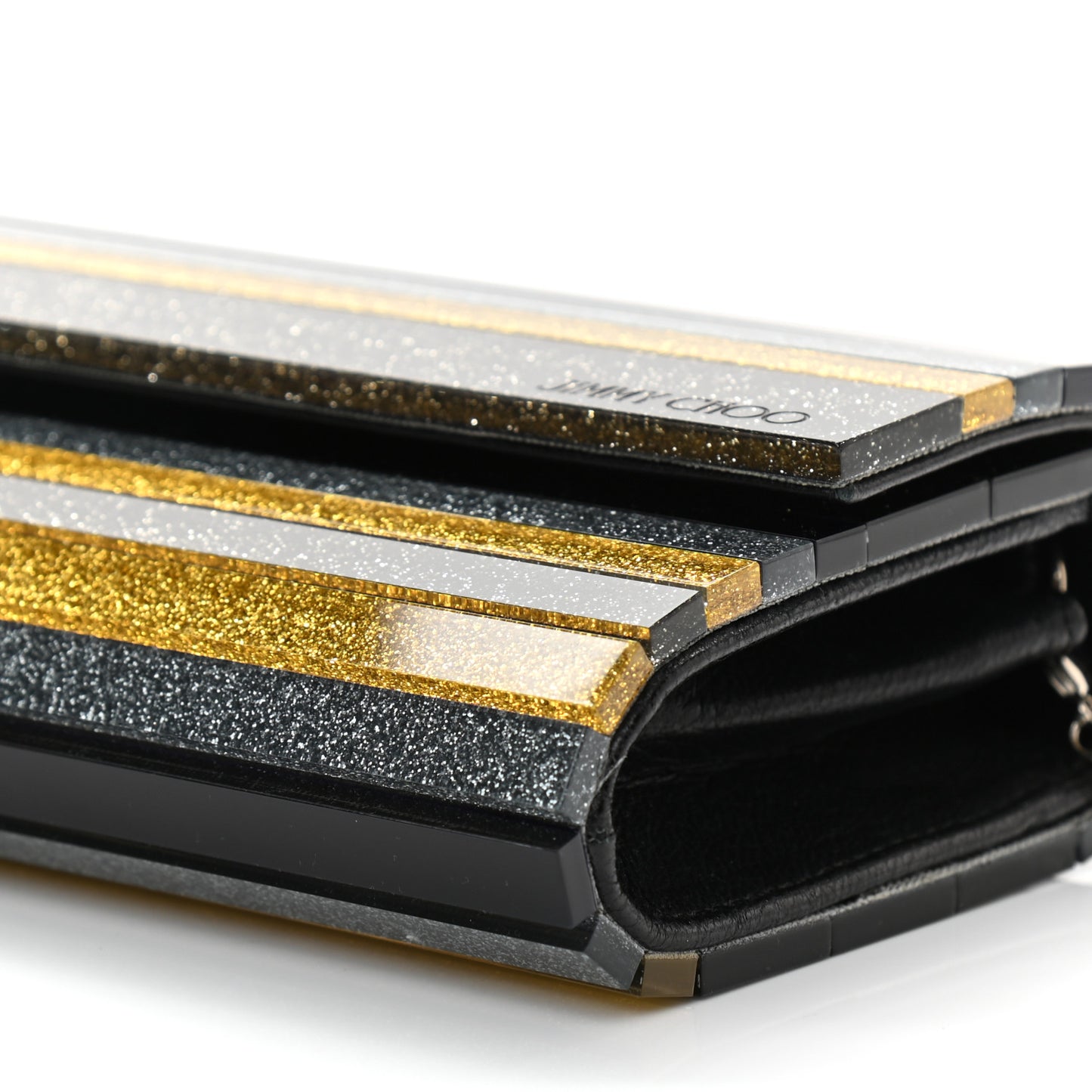 Acrylic Glitter Sweetie Clutch Multicolor