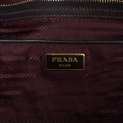 Prada Saffiano Lux Large Tote Bordeaux 6 of 9