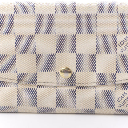 Louis Vuitton Damier Azur Emilie Wallet 8 of 10