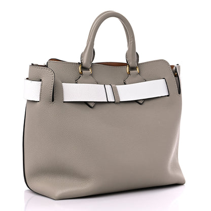 Burberry Soft Grain Calfskin Medium Belt Bag Mineral Grey 2 of 13