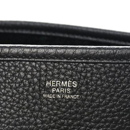 Hermes Taurillon Clemence EVELYNE III PM Black 7 of 11
