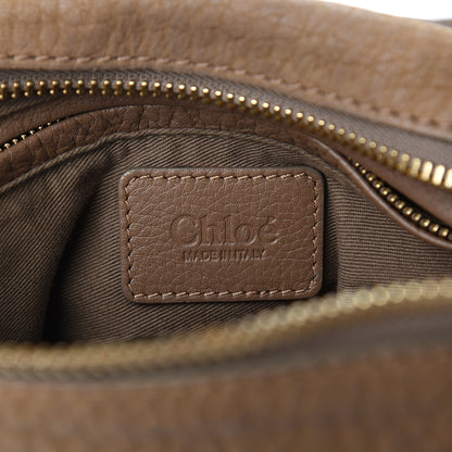 Chloe Nubuck Calfskin Medium Marcie Satchel Nut 5 of 11