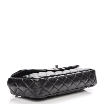 Chanel Lambskin Quilted East West Flap Black 4 of 7