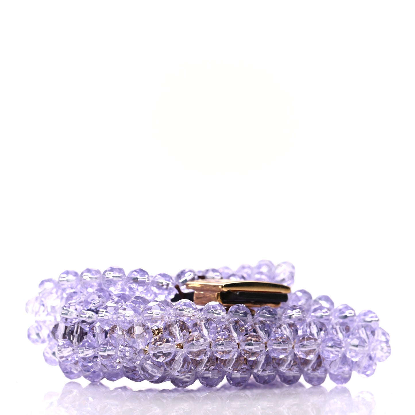 Enamel Vitello King Beaded Pico Baguette Charm Anemone