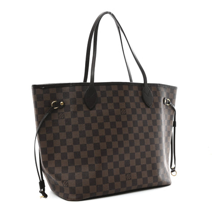 Louis Vuitton Damier Ebene Neo Neverfull MM Rose Ballerine 2 of 10