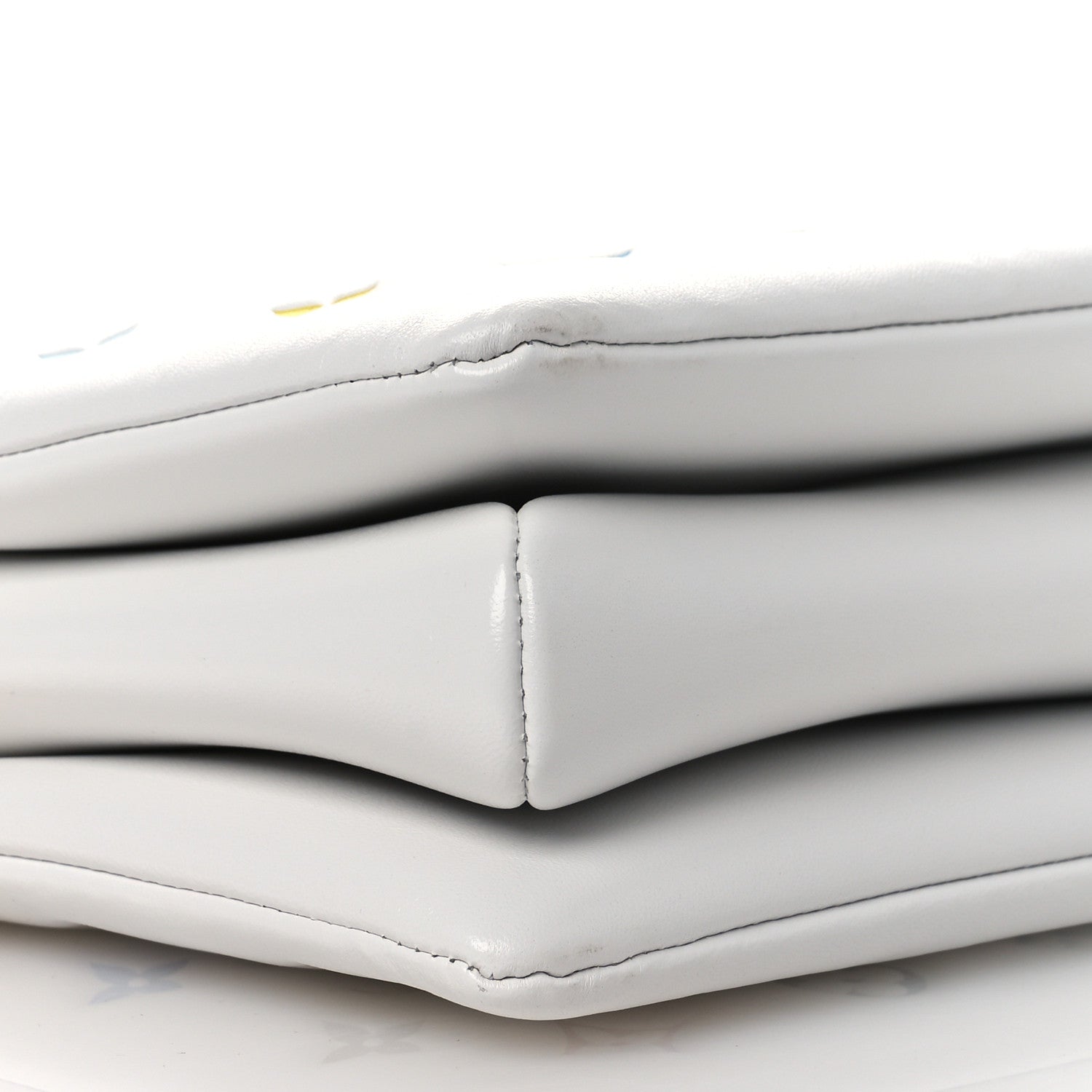 Louis Vuitton LV x TM Lambskin Embossed Monogram Coussin PM White Multicolor 8 of 11