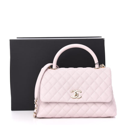 Chanel Caviar Quilted Small Coco Handle Flap Lilas Lilac 11 of 11