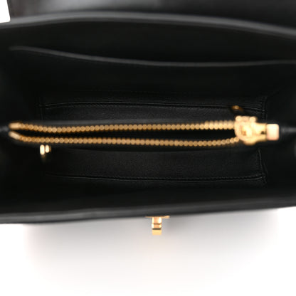 Celine Satinated Calfskin Mini 16 Top Handle Bag Black 5 of 11