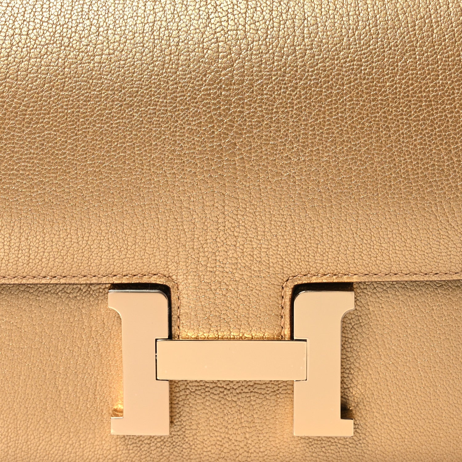 Hermes Metallic Chevre Chamkilight Constance 18 Doré 8 of 13