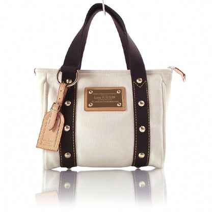 Louis Vuitton Cabas Antigua PM White 1 of 9
