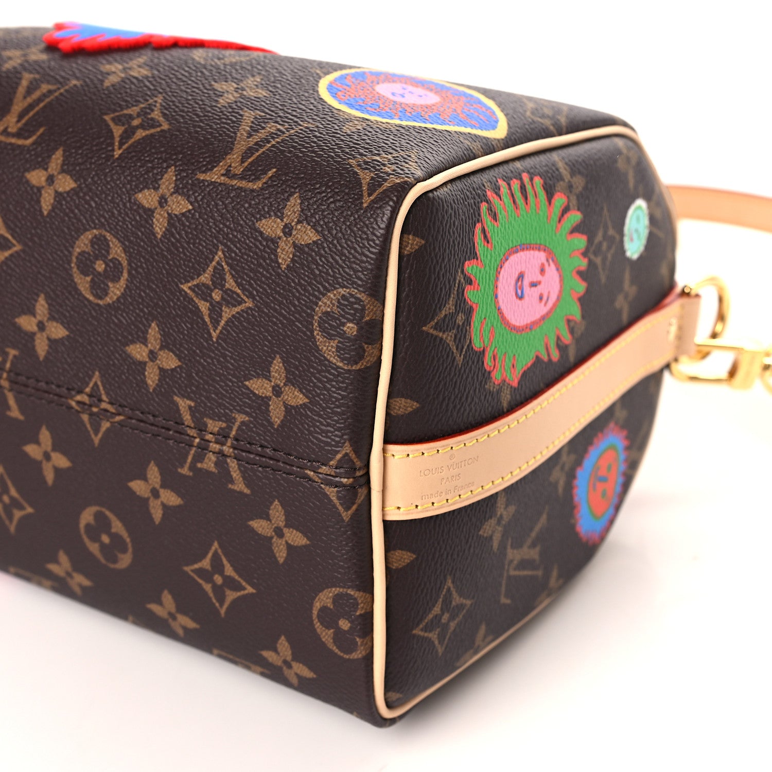 Louis Vuitton LV X YK Monogram Embroidered My Eternal Soul Speedy Bandouliere 25 Multicolor 8 of 8