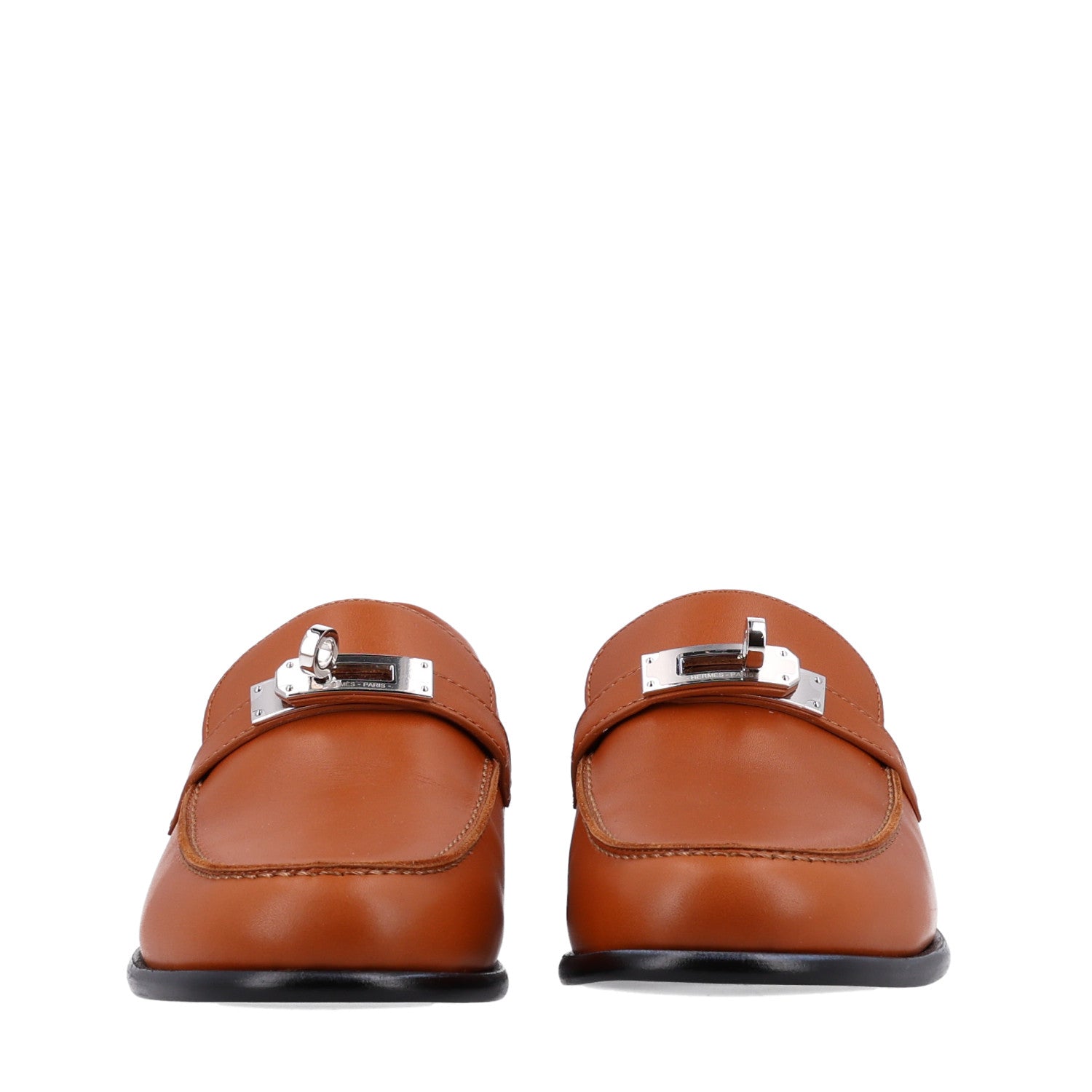 Hermes Calfskin Womens Destin Loafer 36 Naturel 3 of 11