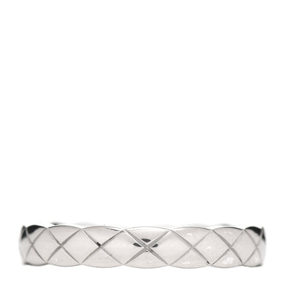 Chanel 18K White Gold Mini Coco Crush Ring 50 5.25 1 of 4