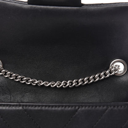 Chanel Lambskin Chevron Quilted Studded Mini Flap Black 8 of 12