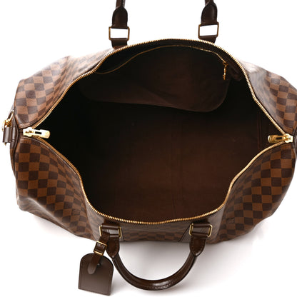 Louis Vuitton Damier Ebene Keepall Bandouliere 55 5 of 12